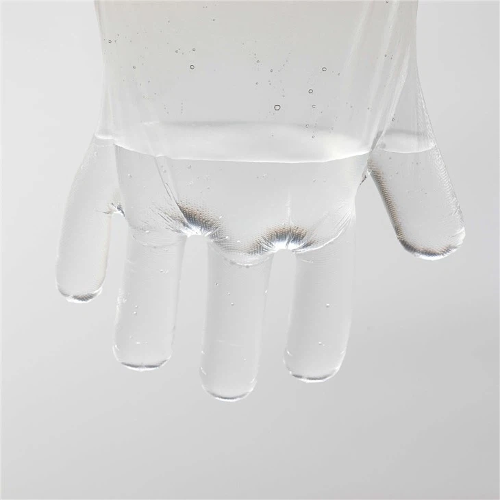 Large size disposable PE gloves5